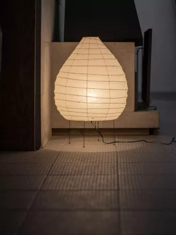 Isamu Noguchi Akari 22N Stand lantern Lamp Table Lamp Washi Japanese Light 100V